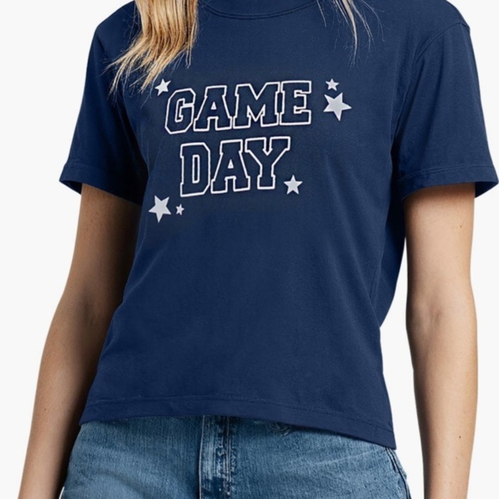 Wildfox Jamie Game Day Graphic Crewneck Cotton Blend T-Shirt from Nordstrom::NWT
